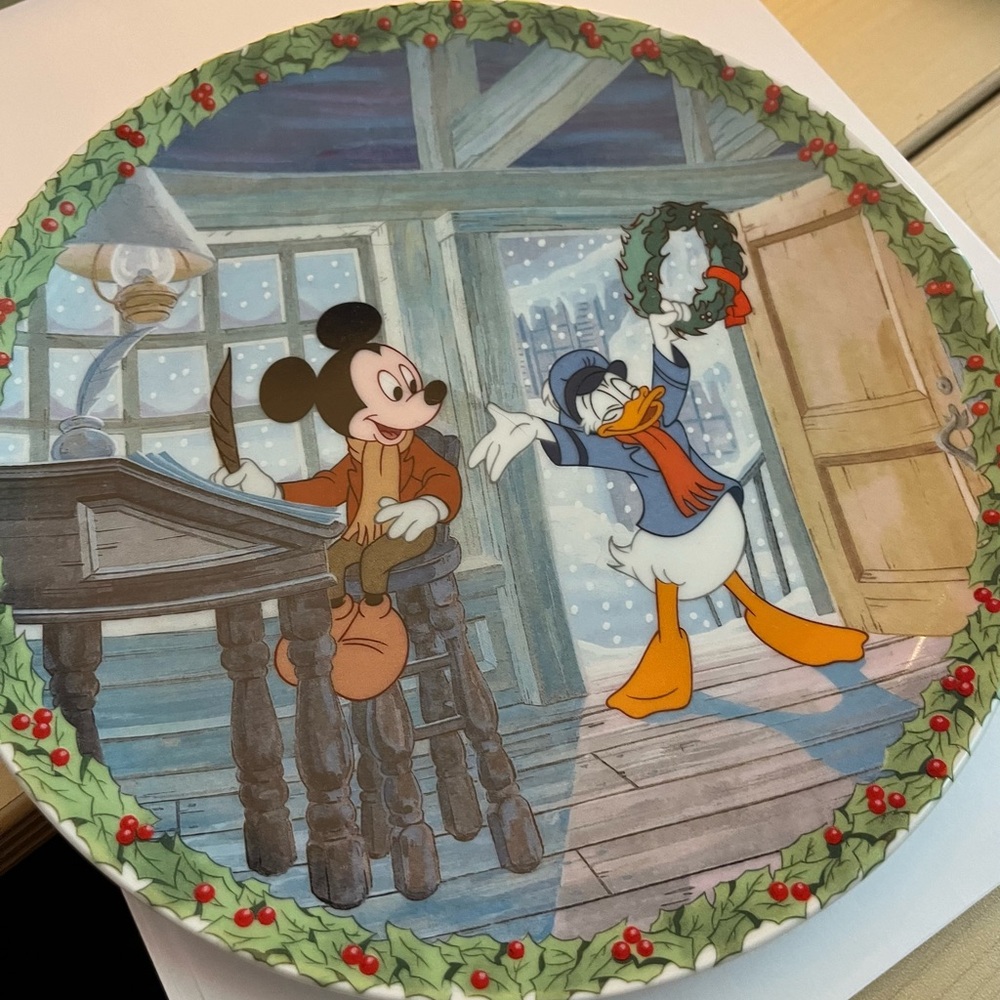 1993 Yuletide Greetings 5th Issue In Mickey’s Christmas Carol + Certificate Rare